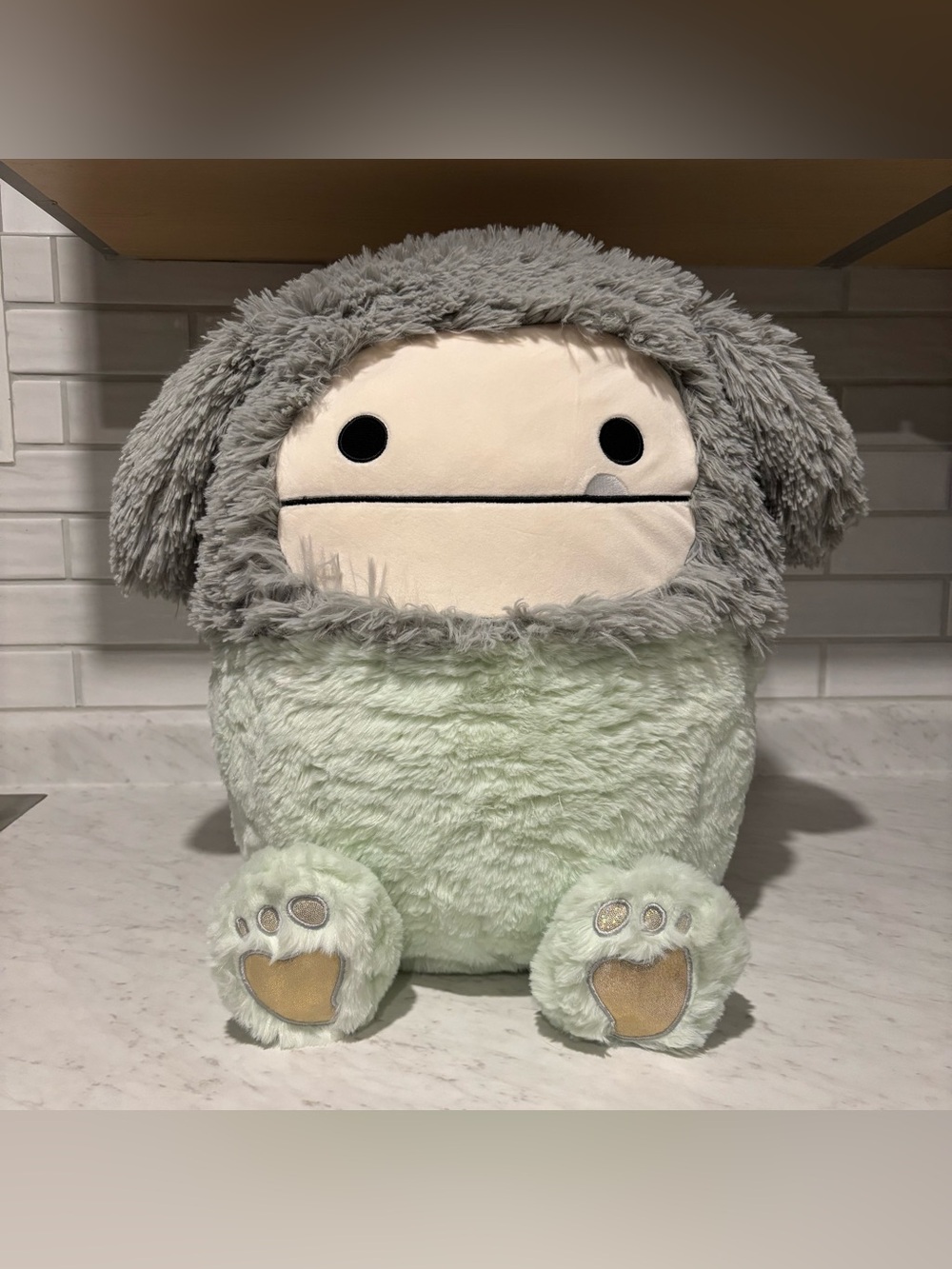 Evita the Bigfoot FuzzAMallow Squishmallow